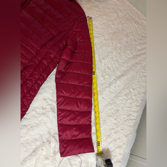 Winter puffer packable long coat by Primark. Red. Large size. - Picture 9 of 10